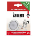 Bialetti Ανταλλακτικά 3 Φλάντζες + 1 Φίλτρο για 9 Φλυτζάνια