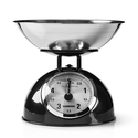 Kitchen Scales MELISSA Analog Kitchen Scale Retro Black Metallic