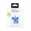 Ακουστικά Dcu Usb Type C Stereo Μπλε