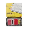 Σελιδοδείκτες 3M Post-It 25.4 χ 43.2 mm (Κόκκινο)