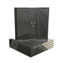 CD Jewel Case for 1 disc 10.4mm Black tray MediaRange MRBOX22