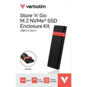 Verbatim Store 'n' Go USB 3.2 Gen 2 M.2 NVMe SSD Enclosure Kit (USB-C)
