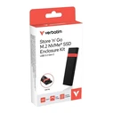 Verbatim Store 'n' Go USB 3.2 Gen 2 M.2 NVMe SSD Enclosure Kit (USB-C)