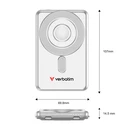Power bank Verbatim Charge'n'Go 2C 5000mAh Magnetic Silver 32276