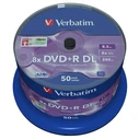 Verbatim DVD+R Double Layer 8x 8.5GB Matt Silver 1x50