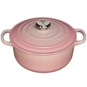 Le Creuset Signature Κατσαρόλα Στρογγυλή Χυτοσίδηρος 20 cm - Shell Pink (2.4 L)