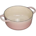 Le Creuset Signature Κατσαρόλα Στρογγυλή Χυτοσίδηρος 20 cm - Shell Pink (2.4 L)