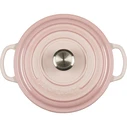 Le Creuset Signature Κατσαρόλα Στρογγυλή Χυτοσίδηρος 20 cm - Shell Pink (2.4 L)
