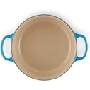 Le Creuset Signature Γάστρα Μαντεμένια με Καπάκι 24 cm Azure