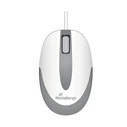 Ποντίκι Ενσύρματο MediaRange Optical Corded 3-Button Compact-sized (White/Grey, Wired)