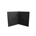 Θήκη DVD MediaRange for 2 discs, 7mm, pocket sized, Black (MRBOX10-2)