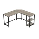 VASAGLE Μεταλλικό Γωνιακό Γραφείο 138 x 138 x 75 cm (LWD72X)