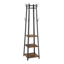 Vasagle Μεταλλικός Καλόγερος με 3 Ράφια 45 x 45 x 181 cm (LCR80X) (VASLCR80X)