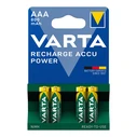 Επαναφορτιζόμενες Μπαταρίες Varta Ready2use R03 AAA Ni-MH 800 mAh 4 τμχ (56703B4)