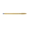 Στυλό Διαρκείας Bic Ballpoint 1.0mm Cristal Original Shine Χρυσό (Μπλε) (9213401)