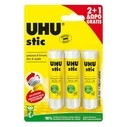 Κόλλα UHU Stick για Χαρτί 3τμχ 8.2gr Χωρίς Διαλύτες (UHU41275)