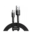 Καλώδιο USB Baseus Cafule Braided 2.0 to micro Γκρι 2m (CAMKLF-CG1)