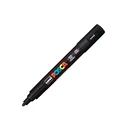 Μαρκαδοροι Uni-Ball Posca Pc-5M Medium Black (PC5MMBLK)
