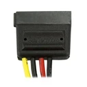 StarTech 4-Pin Molex - 15-Pin Sata Cable 0.15m Πολύχρωμο S55056394