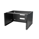 StarTech 6U Wall-Mount Rack Cabinet Black (WALLMOUNT6) - 50 x 35 x 27.3 cm