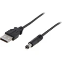 USB Cable to 5V DC Power Cable 1m StarTech