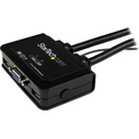 Default StarTech 2 Port KVM Switch VGA USB with Remote Switch Button