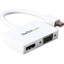 StarTech mini DisplayPort (male) to HDMI & VGA (female) Adapter - White (MDP2HDVGAW)