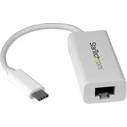Networking StarTech USB C to Gigabit Ethernet Adapter White Native Driver Support