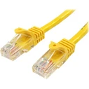StarTech Network Patch Cable Cat5e UTP Snagless Yellow 5 m