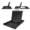 StarTech 1U 16-Port KVM Console for Server Racks - 19 inch (48.26 cm) TFT, Built-in Keyboard & Touchpad, Model RKCONS1916K