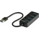 StarTech 4 Port USB 3.0 Hub with Individual On Off Switches