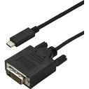 StarTech USB 2.0 Video Cable USB-C to DVI-D 3 m (CDP2DVI3MBNL) - Black