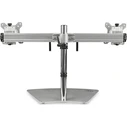 StarTech Dual Monitor Stand Horizontal for up to 24 inch Monitors Silver
