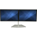 StarTech Dual Monitor Stand Horizontal for up to 24 inch Monitors Silver
