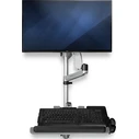 StarTech Επιτοίχια Βάση Οθόνης έως 34" με Βραχίονα Ασημί (WALLSTSI1)