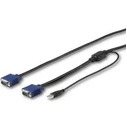 StarTech KVM Cable Rackmount Console Cable USB 15 Ft