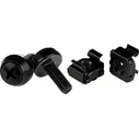 Βίδες και παξιμάδια Rack 10-32, 50 τεμάχια, Μαύρο - STARTECH CABSCREW1032