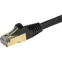 StarTech Cat6a Cable Black Snagless Shielded Copper Wire 7.5 m