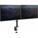 Startech Desktop Monitor Stand ARMDUAL3 Adjustable Height Black