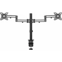 Startech Desktop Monitor Stand ARMDUAL3 Adjustable Height Black