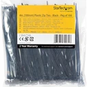 StarTech Nylon Cable Ties Black 4 inches