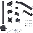 StarTech Βάση Γραφείου για 3 Οθόνες έως 27" (3MP2AG-MONITOR-ARM)