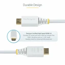 StarTech HDMI 2.0 Cable HDMI male - HDMI male 3m Λευκό HDMI2-CABLE-4K60-10W