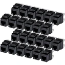 StarTech CAT6 Keystone Jack - Πακέτο 24 τεμάχια (C6KEY110180BK24PK)
