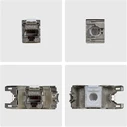 StarTech Cat6A Keystone Jack - Πακέτο 10 τεμαχίων, Θωρακισμένο (STP), Χωρίς Εργαλεία