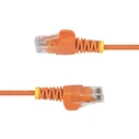 StarTech 2m Orange Slim Cat6 Cable