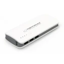 Power Bank Esperanza EMP106 8000mAh με 3 Θύρες USB-A Λευκό/Γκρι (EMP106WE) (ESPEMP106WE)