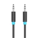 Καλώδιο DVI Vention TRS 3.5mm Male to Male 0.8M Black (VAS-A65-B080)