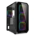 Κουτί Η/Υ Sharkoon AK5G RGB (Black, Tempered Glass x 2)