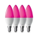 Smart Λάμπα TP-Link Wi-Fi Candle Multicolor TAPO L430C(4-PACK)